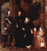 Anthony Van Dyck Portrat der Familie Lomellini oil painting reproduction